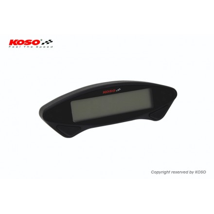 Compteur de vitesse KOSO DB-03R multifonctions noir universel - FP MOTO