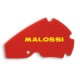1414485 Mousse de filtre à air Malossi Double Red Sponge pour APRILIA 125 Scarabeo 2007 à 2016, 200 Scarabeo 2004 à 2016 moteur 