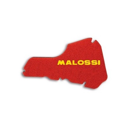 1414503 Mousse de filtre à air Malossi Double Red Sponge pour PIAGGIO 50 Sfera Restyling 95/99, 125 Liberty et Vespa 50 ET2 MALO