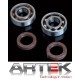 ROULEMENT D'EMBIELLAGE + JOINT SCOOT ARTEK K1 SKF ADAPTABLE MBK 50 BOOSTER, NITRO-YAMAHA 50 BWS, AEROX-CPI 50 ARAGON-GENERIC 50 