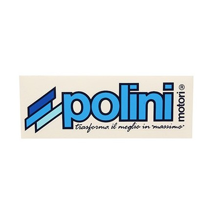 Autocollant POLINI BLUE LINE (16x6cm) 