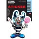 Autocollant LETHAL THREAT BLUE CLOWN (7x11cm) (RC00073)