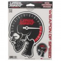 AUTOCOLLANT-STICKER LETHAL THREAT WEAPONS OF SPEED (150x200mm) (LT88508)