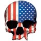 Autocollant LETHAL THREAT USA SKULL (7x11cm) ()