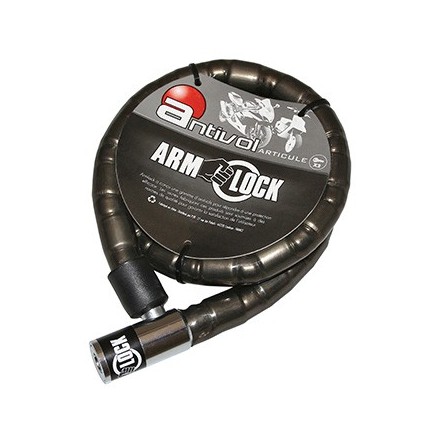 Antivol articilé ARMLOCK 1,00M (DIAM 25mm) avec 2 CLES