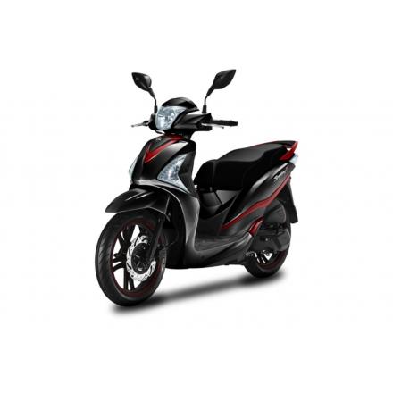 SYMPHONY ST 125 NOIR/ROUGE - EURO4