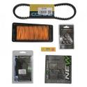 KIT ENTRETIEN MAXISCOOTER ADAPTABLE SYM 125 GTS 2005-2009, 125 GTS EVO 2013-2014 -SELECTION P2R-