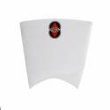 Adhésif Central plaque phare Gilera 50 SMT / RCR 2013 Blanc Rouge (N°1) -2H000912-