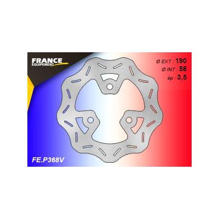 FE.P368V Disque de frein FE.P368V disque FRANCE EQUIPEMENT 