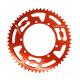 Couronne alu DOPPLER Rouge pour Sherco Enduro / SM pas 428 53 DTS, Diam. 110, fixation 6 trous (3X2)