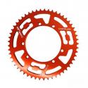 Couronne alu DOPPLER Rouge pour Sherco Enduro / SM pas 428 53 DTS, Diam. 110, fixation 6 trous (3X2)