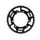 Couronne alu DOPPLER Noir pour Sherco Enduro / SM pas 428 53 DTS, Diam. 110, fixation 6 trous (3X2)